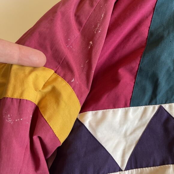 Vintage ANDY JOHNS Winter Coat Womens Sz M Colorful Retro 90’s Ski *READ - Picture 6 of 16